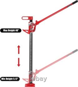 48inch Heavy Duty Farm Jack 3.5 Ton Lift Ideal for Car, Tractor, Off-Road Use