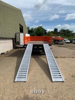 4 Meter Aluminium Loading Ramps 6 Ton Heavy Duty Pair, Includes VAT & Delivery