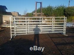 4 x 15' Free Standing Cattle Yard Gates heavy duty