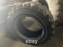 4 x Agricultural /Plant Tyres 10 16.5 BKT Skid Steer/Loadall 8 Ply Heavy Duty