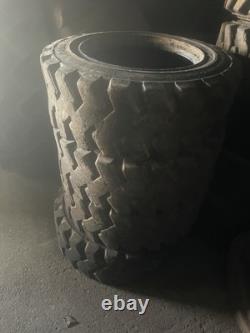 4 x Agricultural /Plant Tyres 10 16.5 BKT Skid Steer/Loadall 8 Ply Heavy Duty