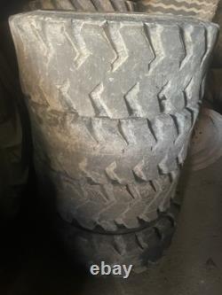 4 x Agricultural /Plant Tyres 10 16.5 BKT Skid Steer/Loadall 8 Ply Heavy Duty