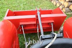 5ft tractor transport link box tipping 3 pt linkage, heavy duty 1.5m high cap