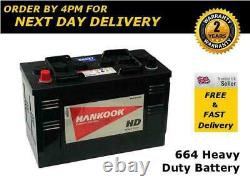 60527 (664) Battery 105Ah Tractor Defender Taxi Lorry Heavy Duty