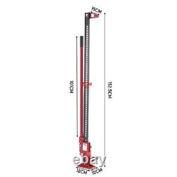 60 inch 3 Tonne High Lift Farm Jack for 4x4 Tractors Trucks, Red Heavy Duty UK
