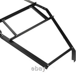 74 Inch Drag Driveway Tractor Harrow Heavy Duty Steel Lawn Leveling Rake Fo SG