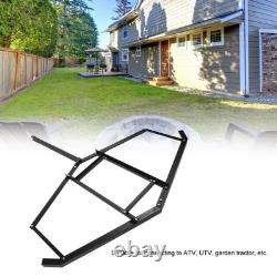 74 Inch Drag Driveway Tractor Harrow Heavy Duty Steel Lawn Leveling Rake Fo ZC