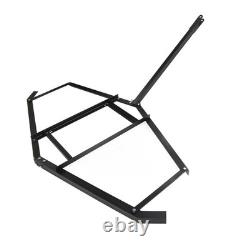 74 Inch Drag Driveway Tractor Harrow Heavy Duty Steel Lawn Leveling Rake For ATV