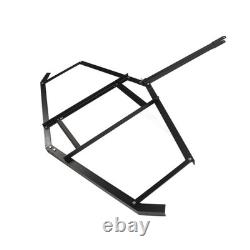 74 Inch Drag Driveway Tractor Harrow Heavy Duty Steel Lawn Leveling Rake For ATV