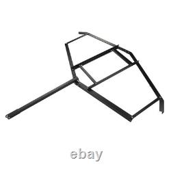 74 Inch Drag Driveway Tractor Harrow Heavy Duty Steel Lawn Leveling Rake For ATV