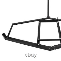 74in Drag Driveway Tractor Harrow Heavy Duty Steel Lawn Leveling Rake For AT HOT