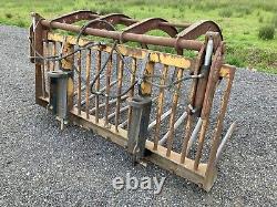 7/8 FT Grab, Muck Grab, Heavy Duty MatbroPin And Cone Brackets, Silage Fork