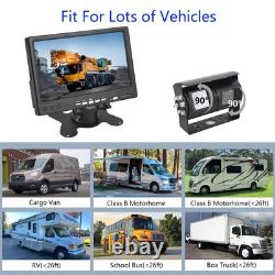 7 Monitor Waterproof Heavy Duty Rear Reversing Camera for Van Tractor Truck Bus