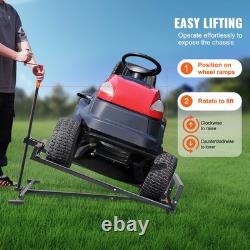 880 Lbs For Lawn Mower Lift Jack Heavy Duty Garden Tractor Maintenance Tool