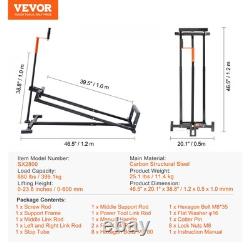 880 Lbs For Lawn Mower Lift Jack Heavy Duty Garden Tractor Maintenance Tool