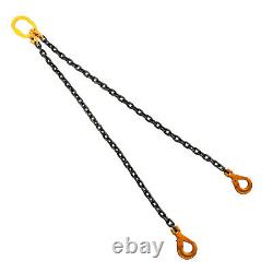 8 T 4 Mtr Heavy Duty Brother Recovery Tow Chain Sel Locking Winch Farm Tractor