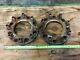 #8 Tractor Twin / Dual Wheel Adapter Plates / Spacers. Extra Pair Of Wheels
