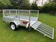 8x5 Trailer Brand New, Galvanised, Heavy Duty, With Cage Kit And Rear Ramp, New