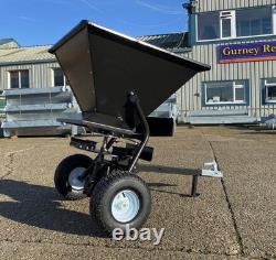 ATV 350lb heavy duty multipurpose towable spreader