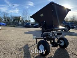 ATV 350lb heavy duty multipurpose towable spreader