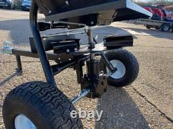 ATV 350lb heavy duty multipurpose towable spreader