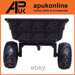 ATV Quad 700kg Tipping Trailer with Hitch for Landscaping Gravel Soil Hay Muck