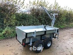 ATV Quad Bike Heavy Duty General Purpose/logging trailer, Crane, Removable Bed