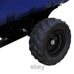 ATV Tipping Trailer Garden Quad Farm Heavy Duty Tractor Off-Road Tyres 295kg