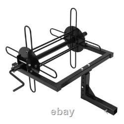ATV Tractor Fence Wire Unroller Heavy Duty Hitch Mount Wire Roller Dispenser