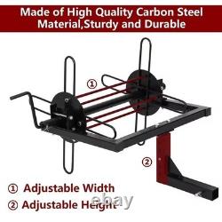ATV Tractor Fence Wire Unroller Heavy Duty Hitch Mount Wire Roller Dispenser