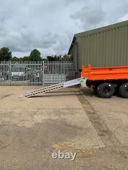 Aluminium Loading Ramps 6 TON Heavy Duty 4m Long Pair, Includes VAT and Delivery
