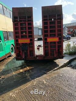 Andover Heavy Duty Step Frame Low Loader Trailer, Jan'20 Mot, Outriggers, Ramps