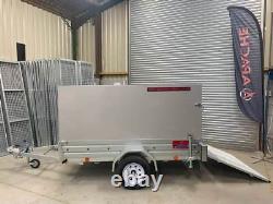 Apache 8X5 Heavy Duty Trailer Gardener Landscaper Extra High Sides & Rear Ramp