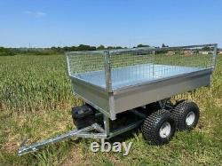 Atv Quad Off Road 6x4 Heavy Duty Trailer- Fixed Bed(can Be Tipping If Required)