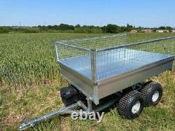 Atv Quad Off Road 6x4 Heavy Duty Trailer- Fixed Bed(can Be Tipping If Required)