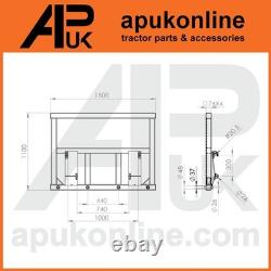 Bale Frame Heavy Duty Big Square 1500 x 1100mm Bare without Spike Tines Tractor