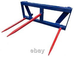 Bale Spike Carrier Quickie Euro 8 Brackets Heavy Duty Frame 3 Tines