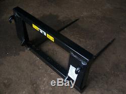 Bale Spike For Euro 8 Quicke Tractor Loader 2 Tine Heavy Duty Attachment
