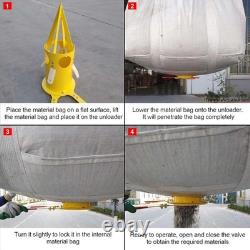 Big Bag Dispenser Bulk Bag Unloader Safety Control Valve Tool for Warehouse Farm