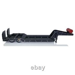 Big Sale 1/14 TOUCANRC 2Axles Heavy Duty RC Trailer Chassis Tractor Semi Truck