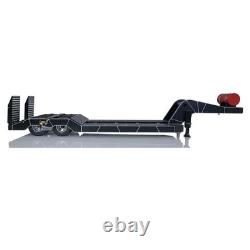 Big Sale 1/14 TOUCANRC 2Axles Heavy Duty RC Trailer Chassis Tractor Semi Truck