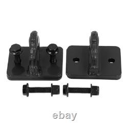 (Black)3/8in 70 Grade Tractor Bucket Grab Hook Set Heavy Duty Alloy Steel Tow