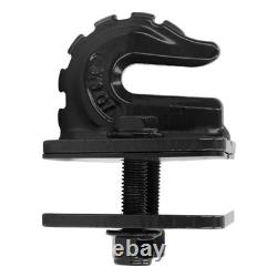 (Black)3/8in 70 Grade Tractor Bucket Grab Hook Set Heavy Duty Alloy Steel Tow