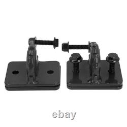 (Black)3/8in 70 Grade Tractor Bucket Grab Hook Set Heavy Duty Alloy Steel Tow