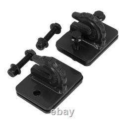 (Black)3/8in 70 Grade Tractor Bucket Grab Hook Set Heavy Duty Alloy Steel Tow