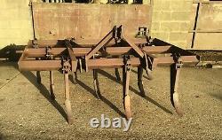Bomford Cultivator Chisel Plough 8' x 6' VAT INCL'D Heavy Duty Very Tidy 10 Legs