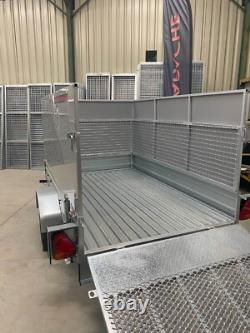 Brand New 8x4 Heavy Duty Galvanised High Side Apache 8x4 Trailer UK Delivery
