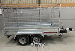 Brand New Apache Braked twin axle 8x5 Trailer Heavy Duty GVW 2000KG UK DELIVERY