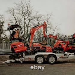 Brand New Braked 10x5 Heavy Duty Plant Trailer? UK MADE? UK DELIVERY? 3500kg GVW