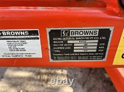 Browns Eagle heavy duty flat 8 bale grab with bolt on manitou and euro 8 bracket